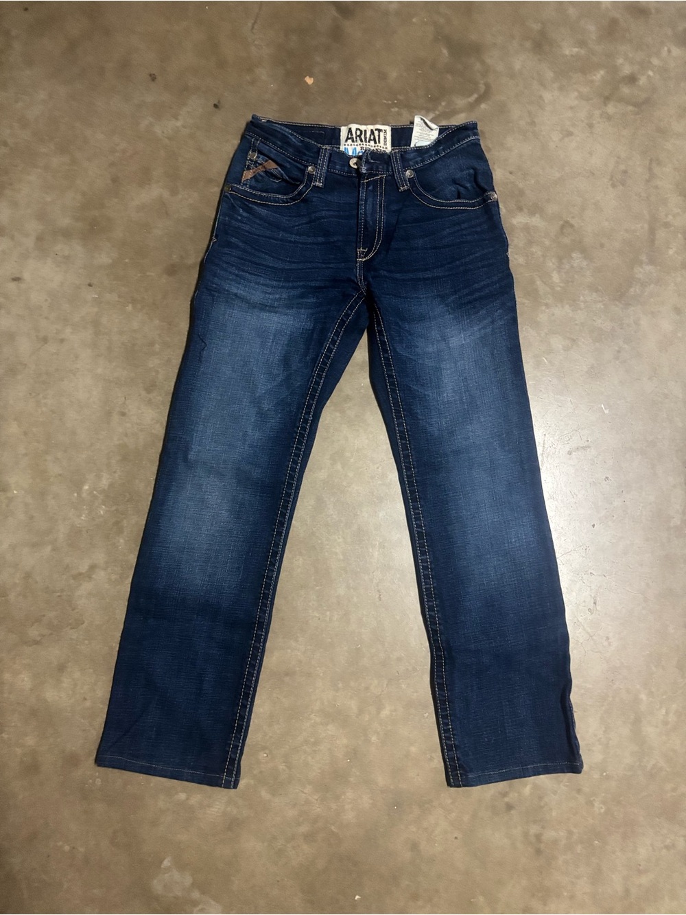 Ariat Men’s Indigo Straight-Leg Jeans